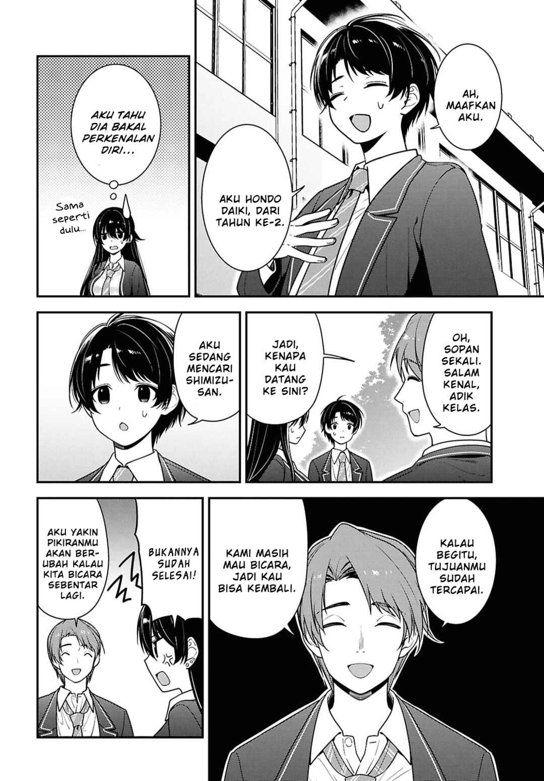 Tonari no Seki no Yankee Shimizu-san ga Kami wo Kuroku Sometekita Chapter 9 - Page 19