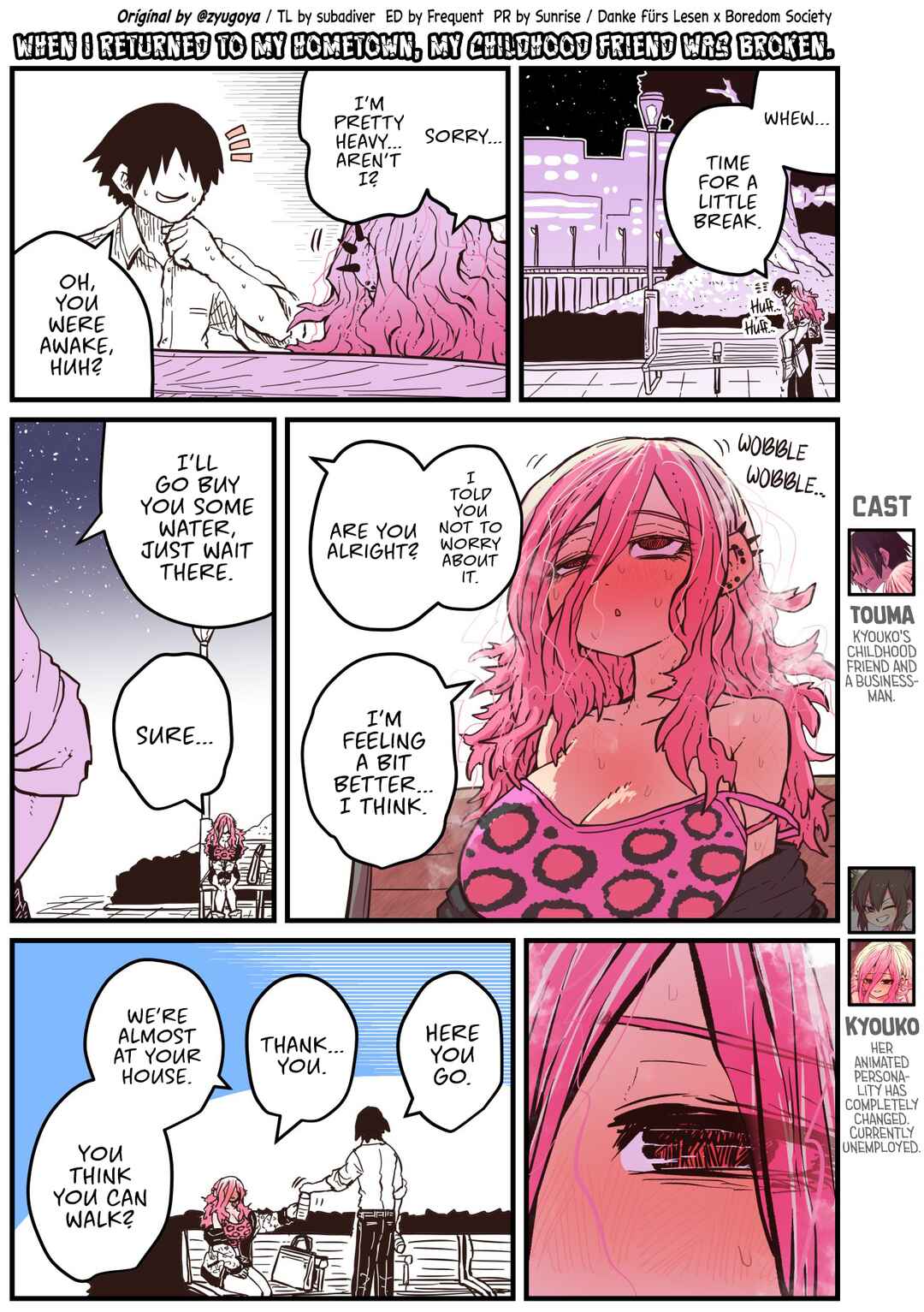 Jimoto ni Kaettekitara Osananajimi ga Kowareteta Chapter 15 - Page 1