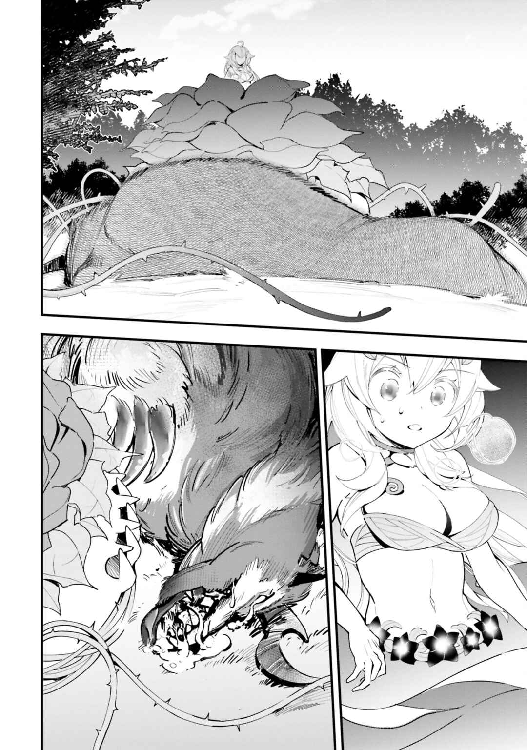 Shokubutsu Monster Musume Nikki: Seijo datta Watashi ga Uragirareta Hate ni Alraune ni Tensei Shite Shimatta node, kore kara wa Kougousei o Shinagara Shizuka ni Shokubutsu Life o Sugoshimasu Chapter 8 - Page 30