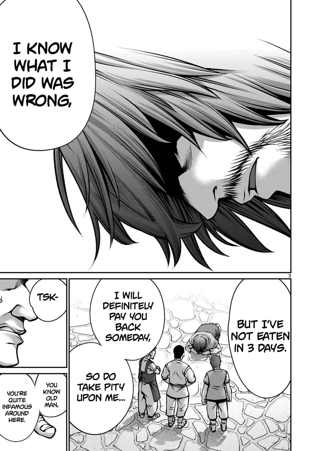 Saikyou Skill "Inochigoi" de Kuyashii Kedo Musou Shichau Moto Maou-sama no Sekai Seifuku Katsudou Chapter 3 - Page 3