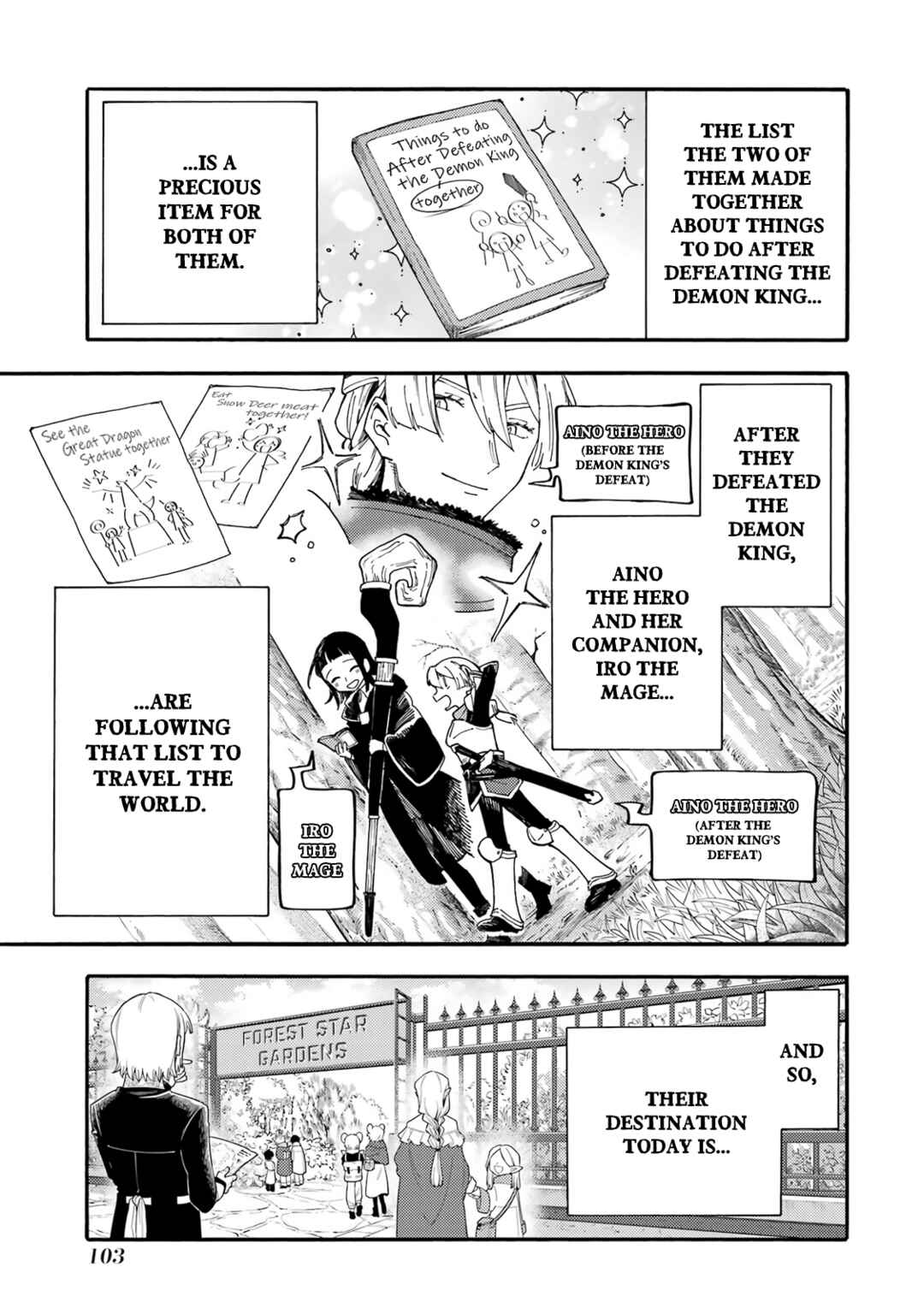 Endroll no Ato ni wa Saikou no Tabi o Chapter 3 - Page 1