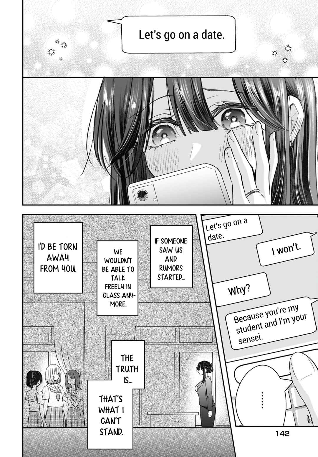 Hitodzuma Kyoushi ga Oshiego no Joshi koukousei ni do hamari suru Hanashi Chapter 5 - Page 9