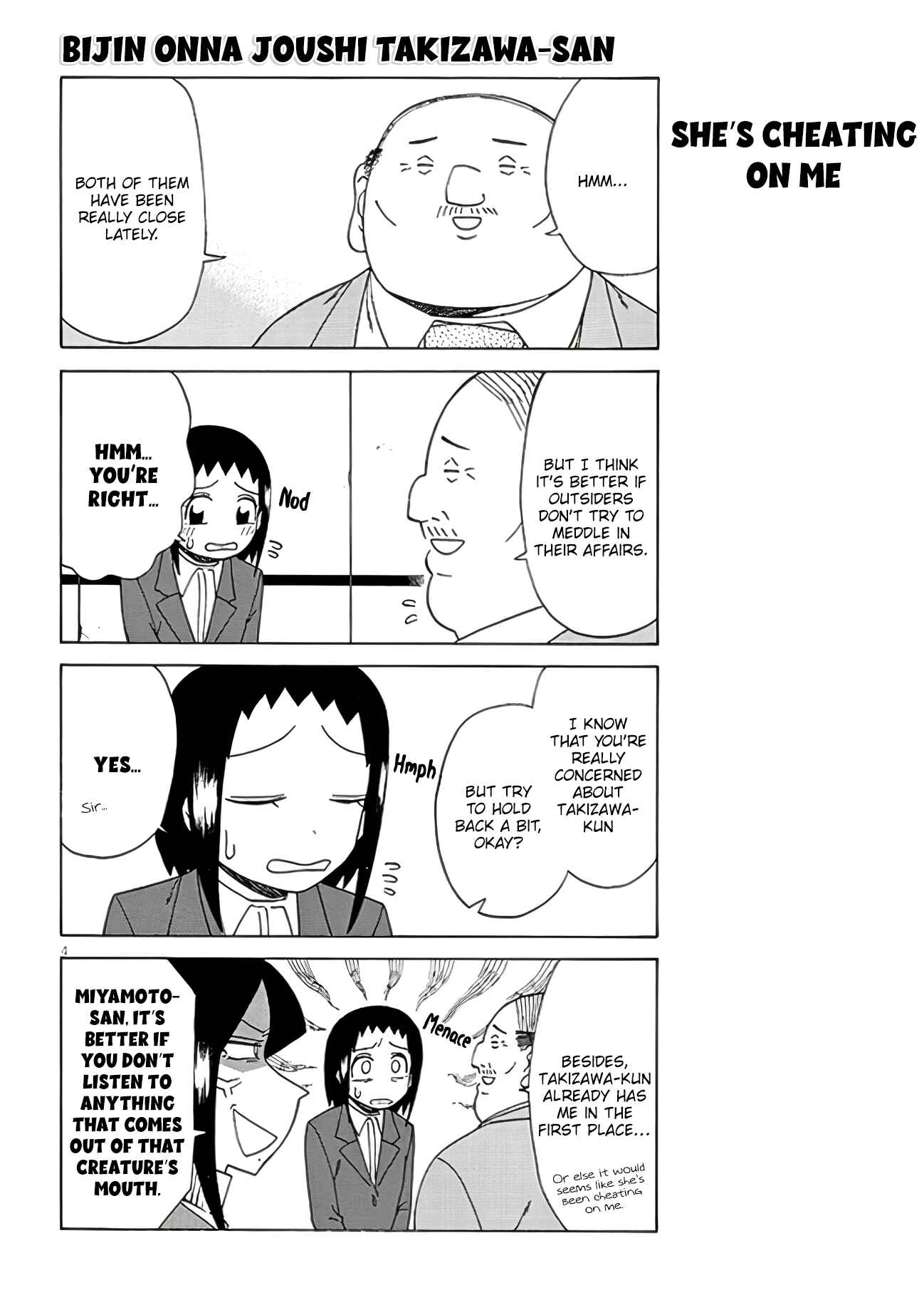 Bijin Onna Joushi Takizawa-san Chapter 111 - Page 4