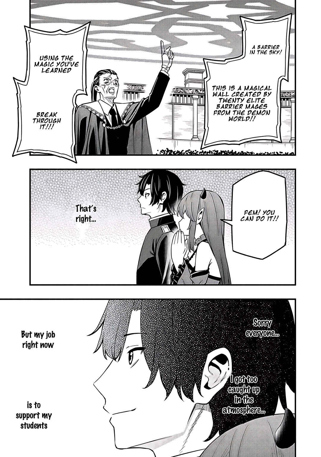 Maou Reijou no Kyouiku Gakari ~Yuusha Gakuin wo Tsuihou Sareta Heimin Kyoushi wa Maou no Musume-Tachi no Katei Kyoushi to Naru~ Chapter 25 - Page 22
