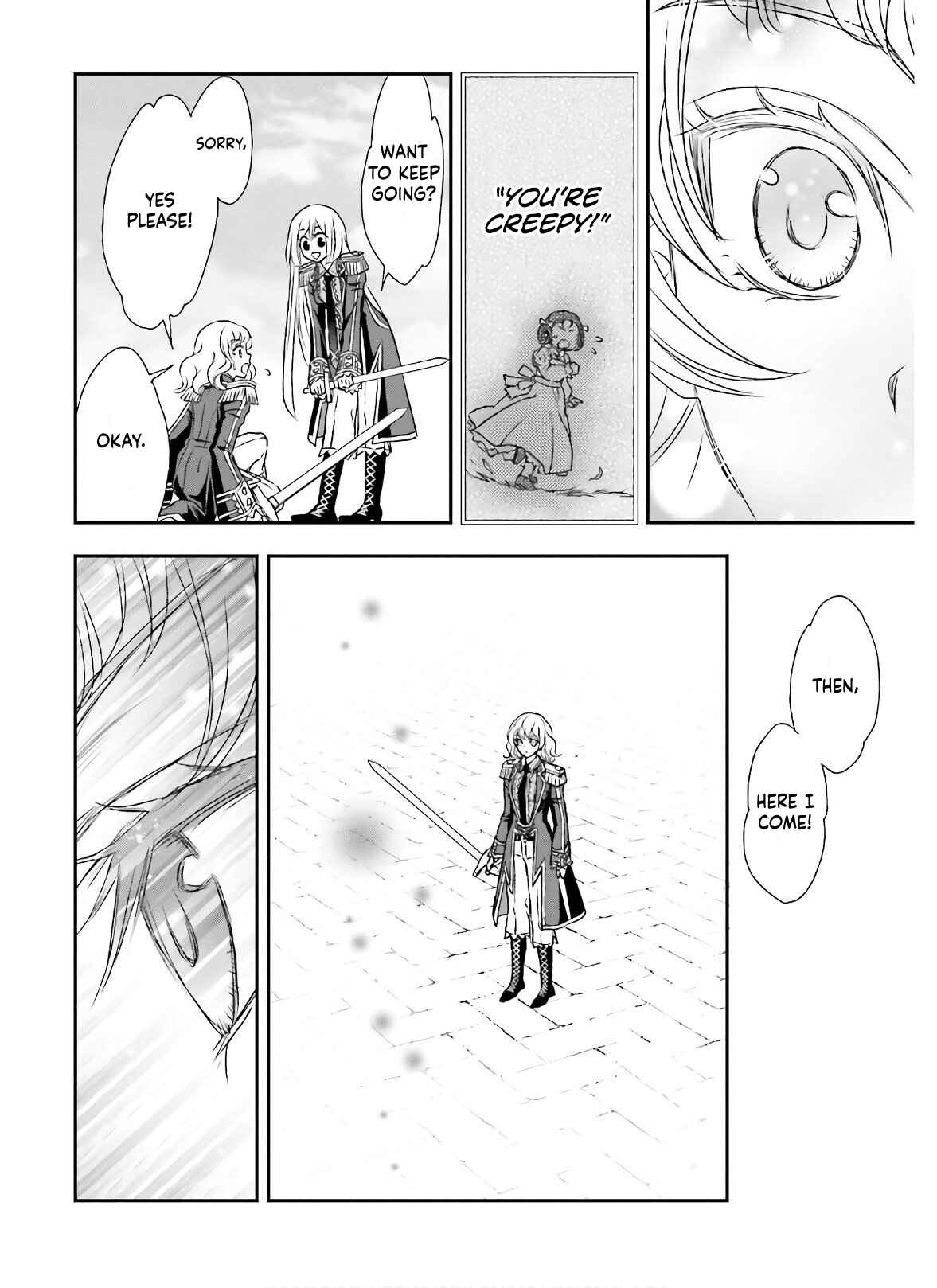 Shinigami ni Sodaterareta Shoujo wa Shikkoku no Tsurugi o Mune ni Idaku Chapter 15 - Page 21