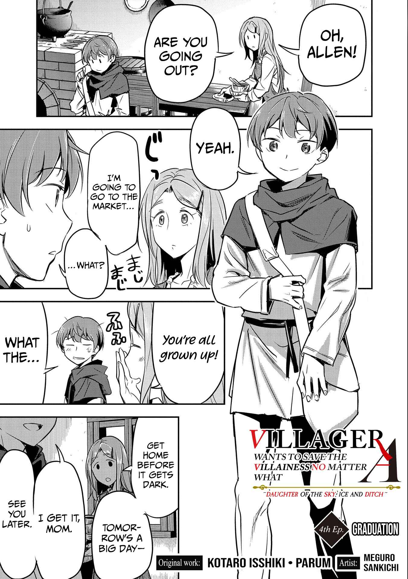 Chounin A wa Akuyaku Reijou o Doushitemo Sukuitai: Dobu to Sora to Koori no Himegimi Chapter 4 - Page 2