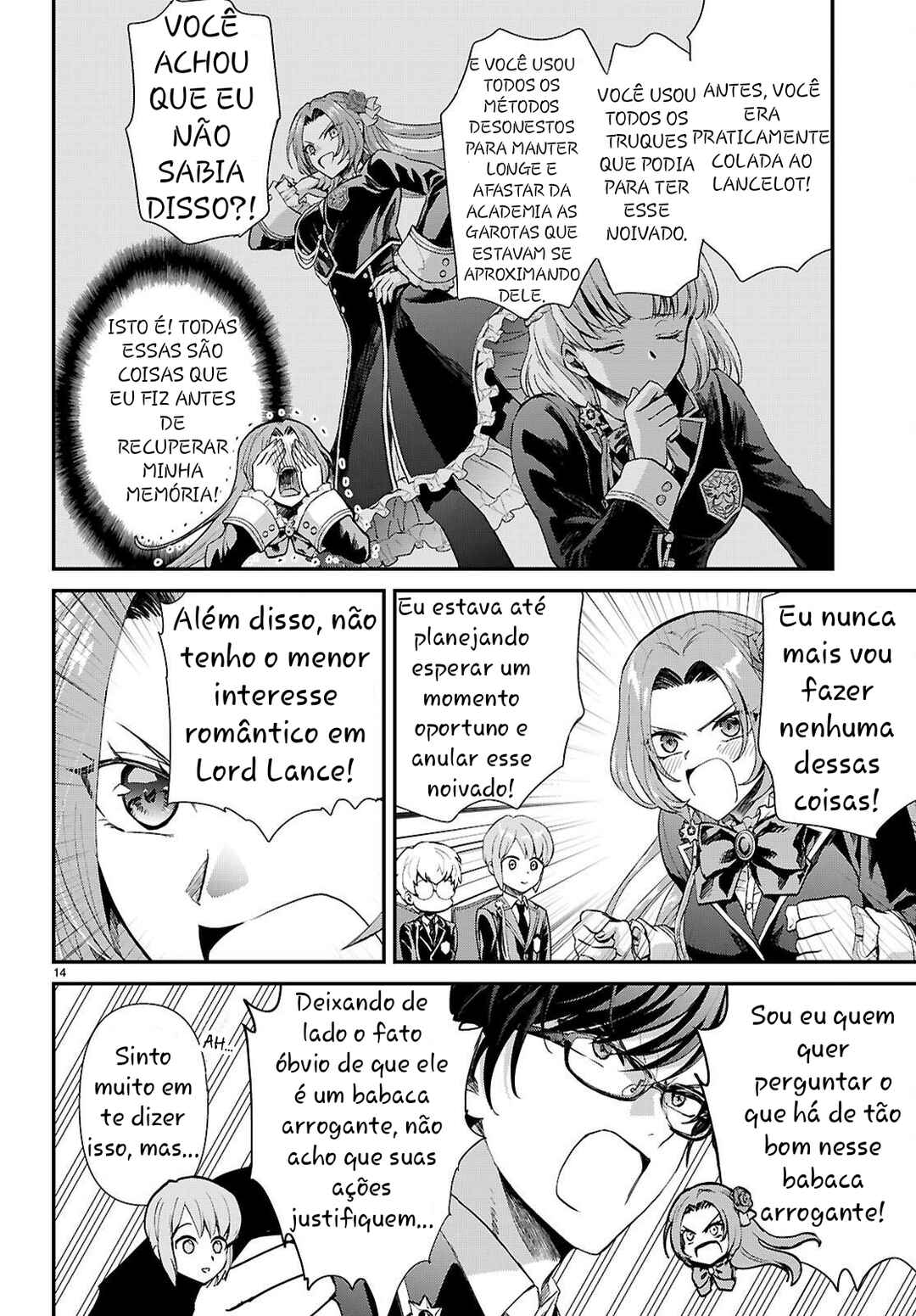 Danshi Koukousei, Otome Game no Akuyaku Reijou ni Tensei Suru. Chapter 10 - Page 14