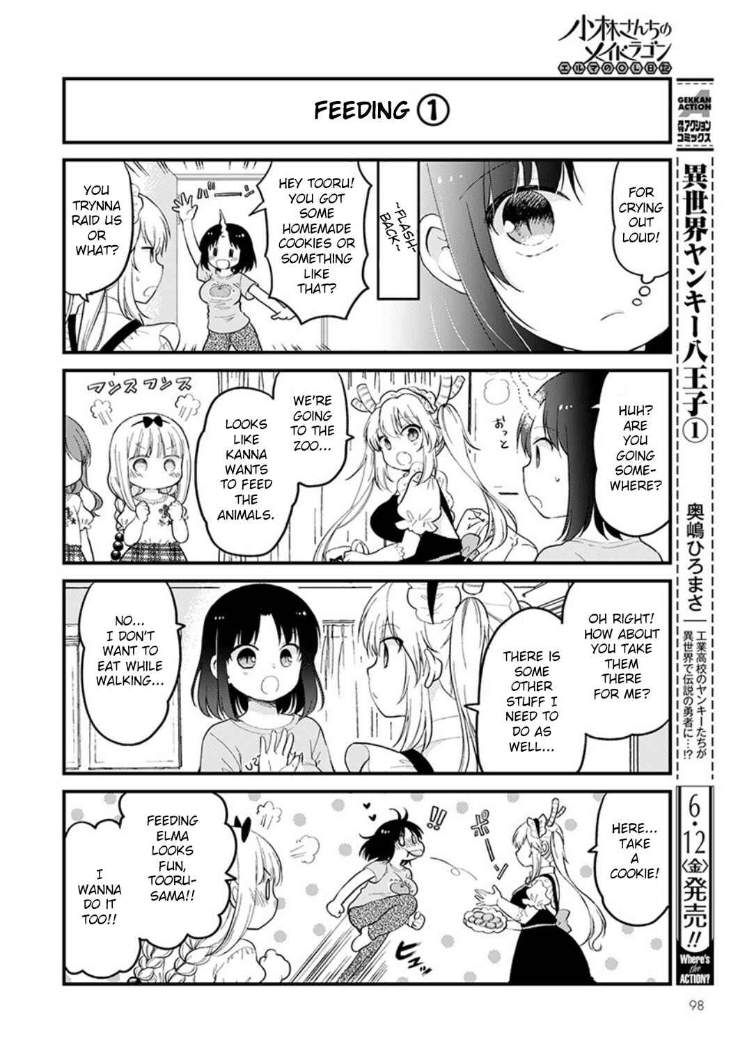 Kobayashi-san Chi no Maid Dragon - Elma OL Nikki Chapter 34 - Page 2