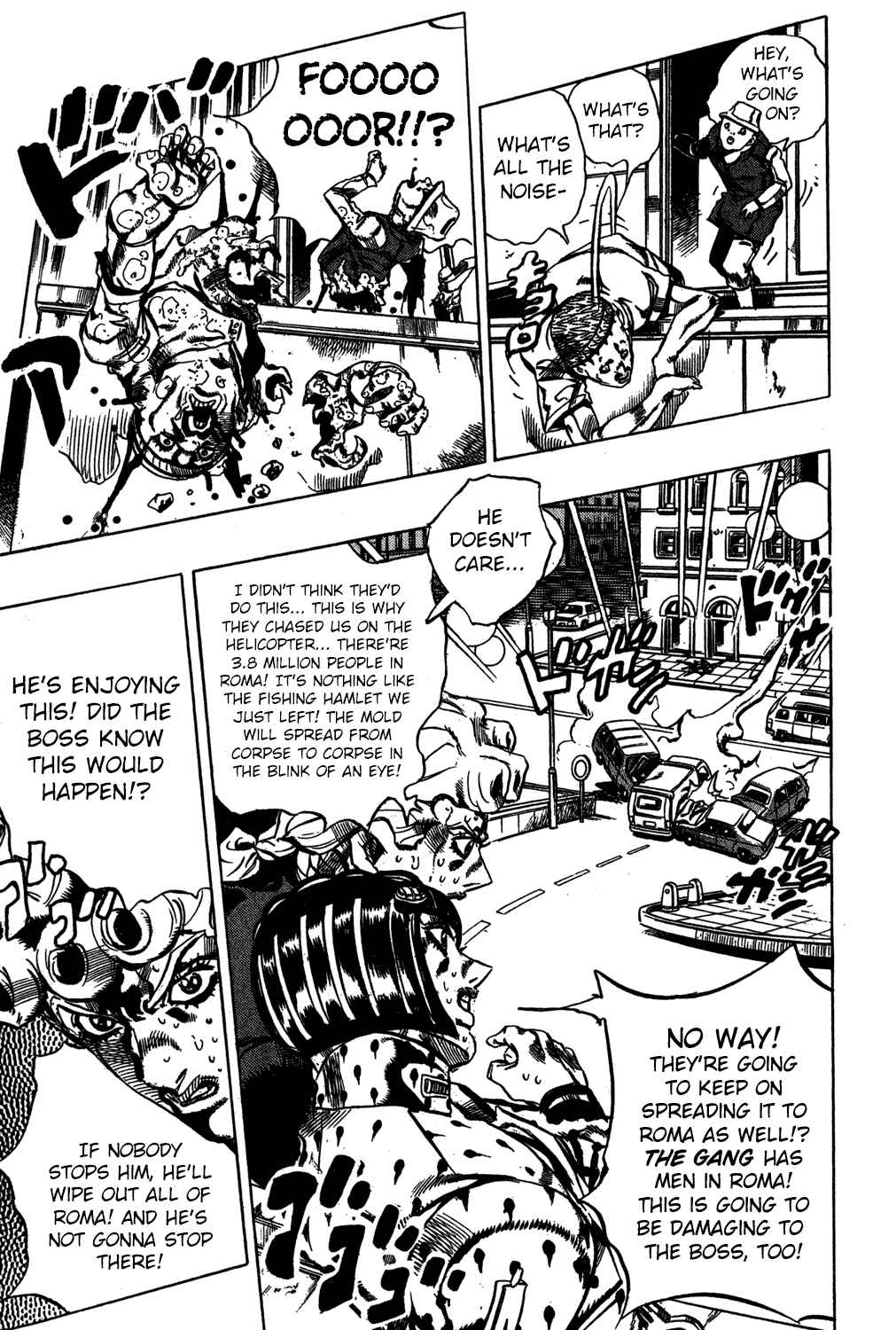 JoJo no Kimyou na Bouken: Part 5 - Ougon no Kaze Chapter 119 - Page 9