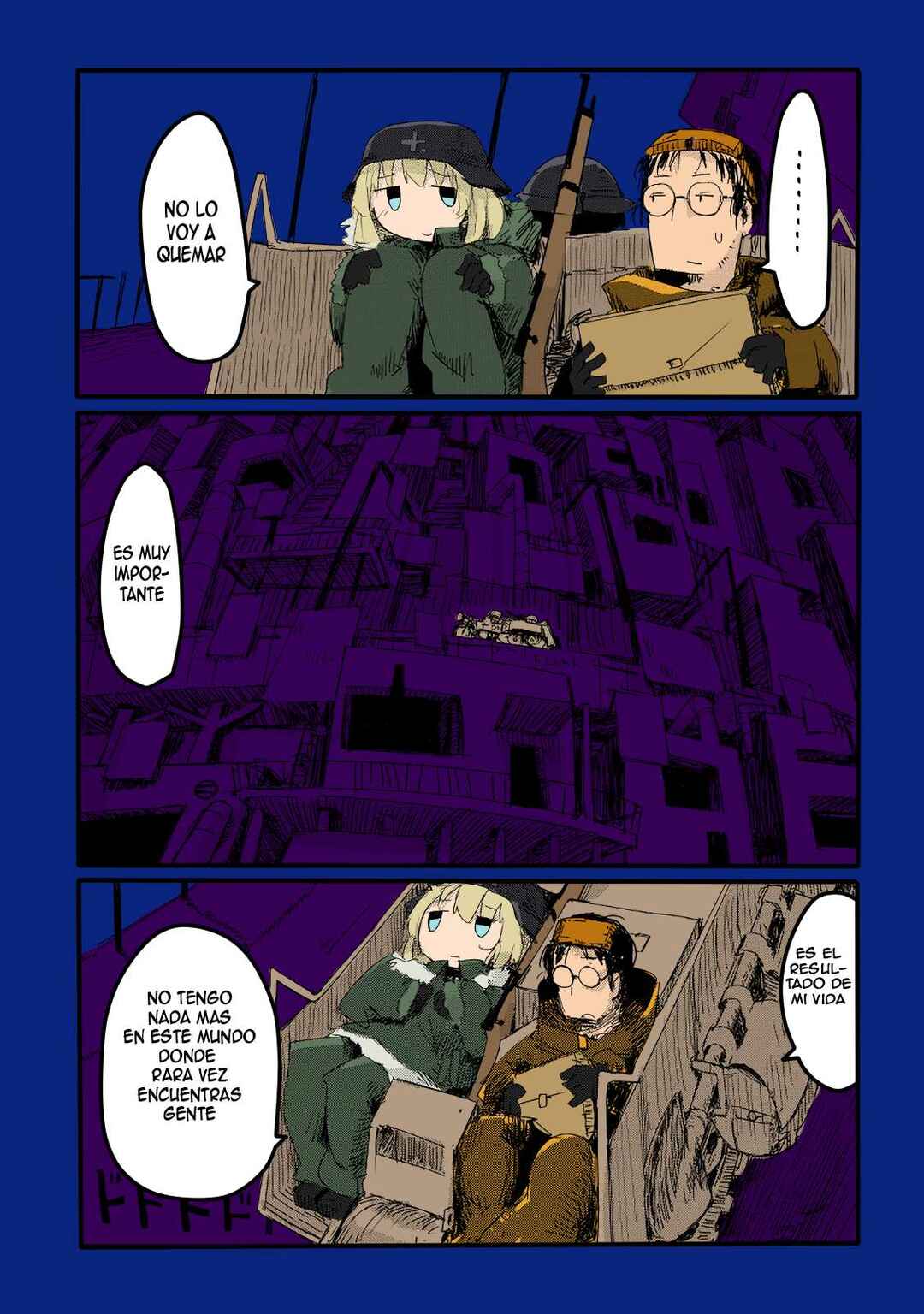 Shoujo Shuumatsu Ryokou (Fan Colored) Chapter 6 - Page 10