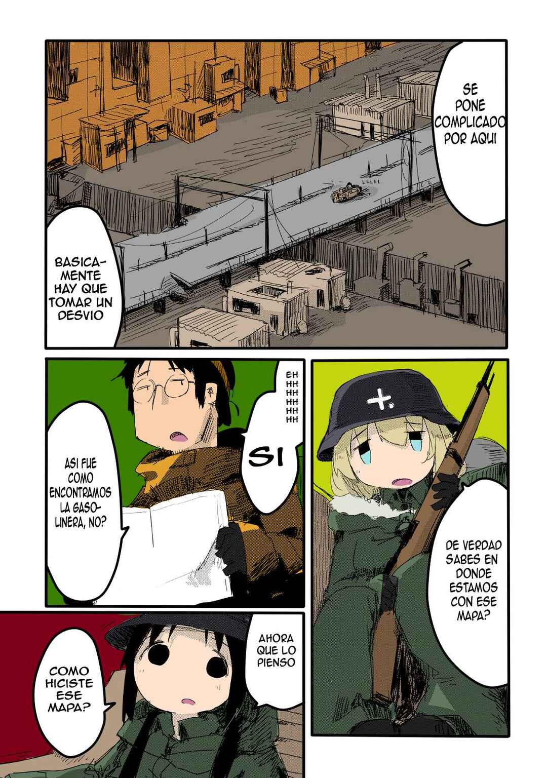 Shoujo Shuumatsu Ryokou (Fan Colored) Chapter 6 - Page 9