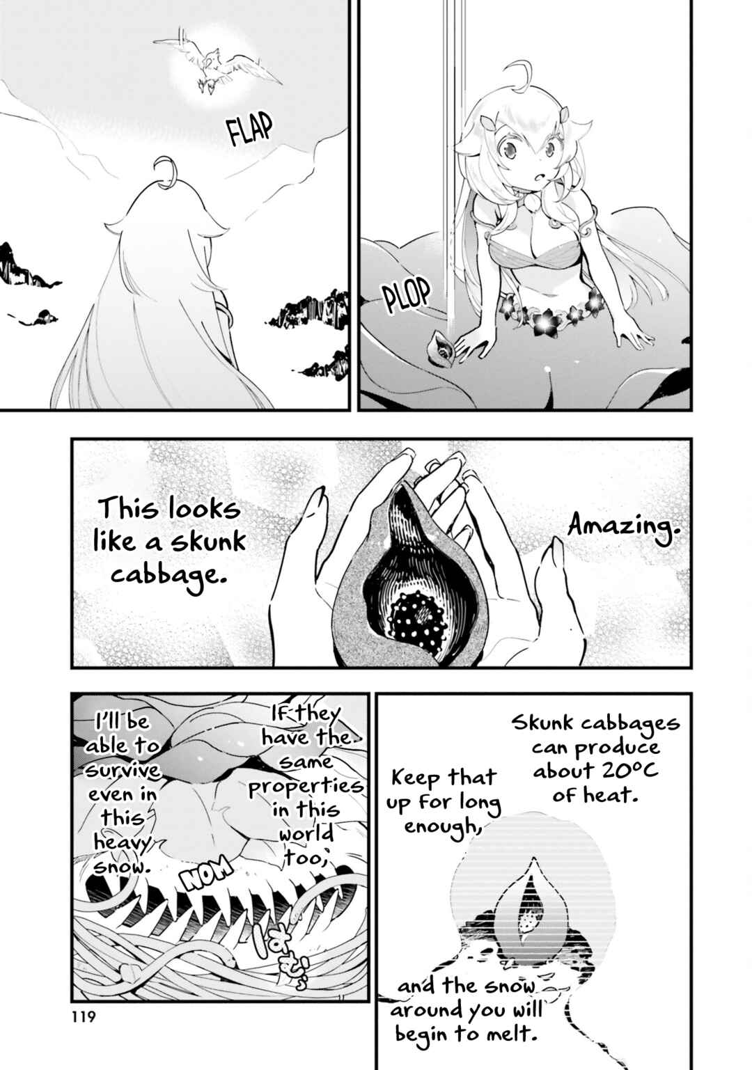 Shokubutsu Monster Musume Nikki: Seijo datta Watashi ga Uragirareta Hate ni Alraune ni Tensei Shite Shimatta node, kore kara wa Kougousei o Shinagara Shizuka ni Shokubutsu Life o Sugoshimasu Chapter 9 - Page 26