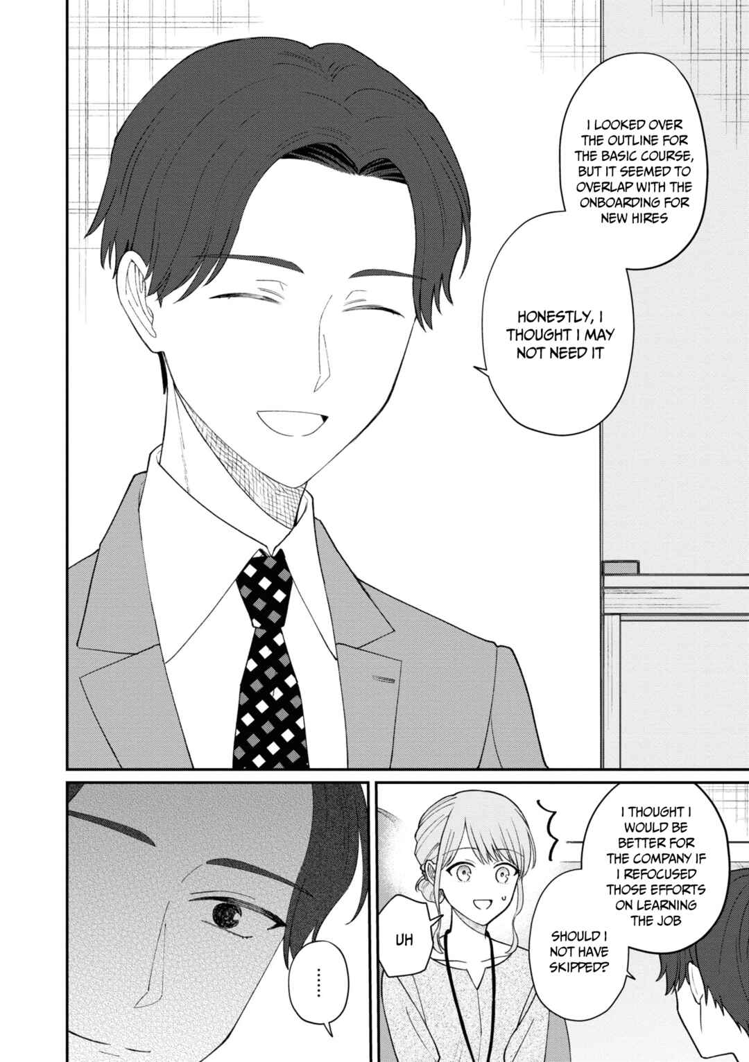 Kuuki ga "Yomeru" Shinnyuu Shain to Buaisou na Senpai Chapter 58 - Page 4