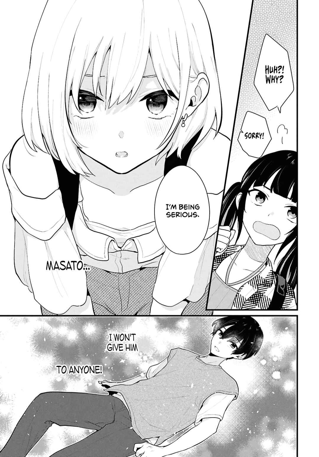 Danjo-hi 1:5 no Sekai demo Futsuu ni Ikirareru to Omotta? ~Gekiomoi Kanjou na Kanojo-tachi ga Mujikaku Danshi ni Honrou Saretara~ Chapter 2 - Page 28