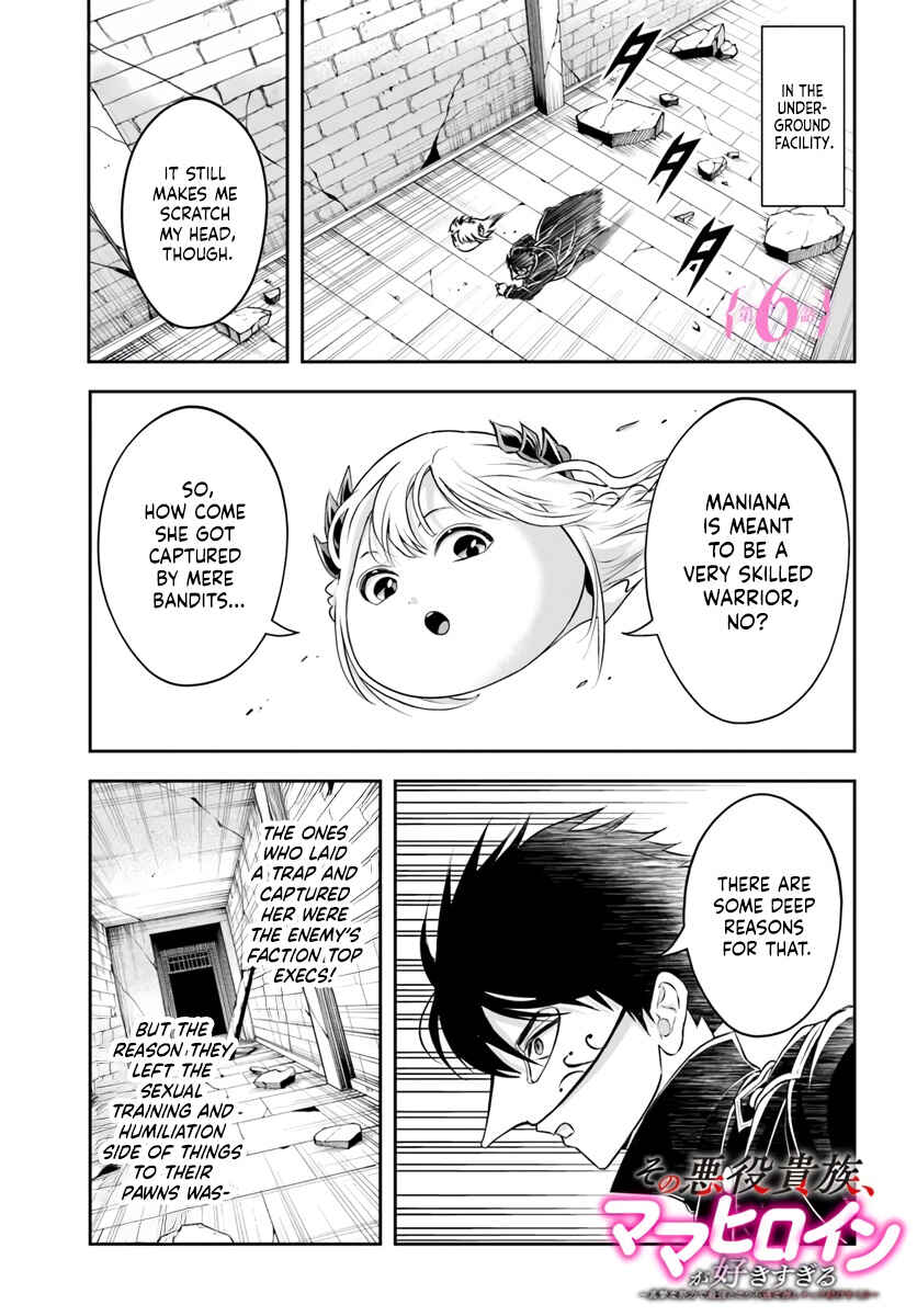 Sono Akuyaku Kizoku, Mama Heroine ga Sukisugiru ~Shinshi na Doryoku de Saikyou to Nari Fuguu na Oshi Character Tasukemakuru~ Chapter 6 - Page 1