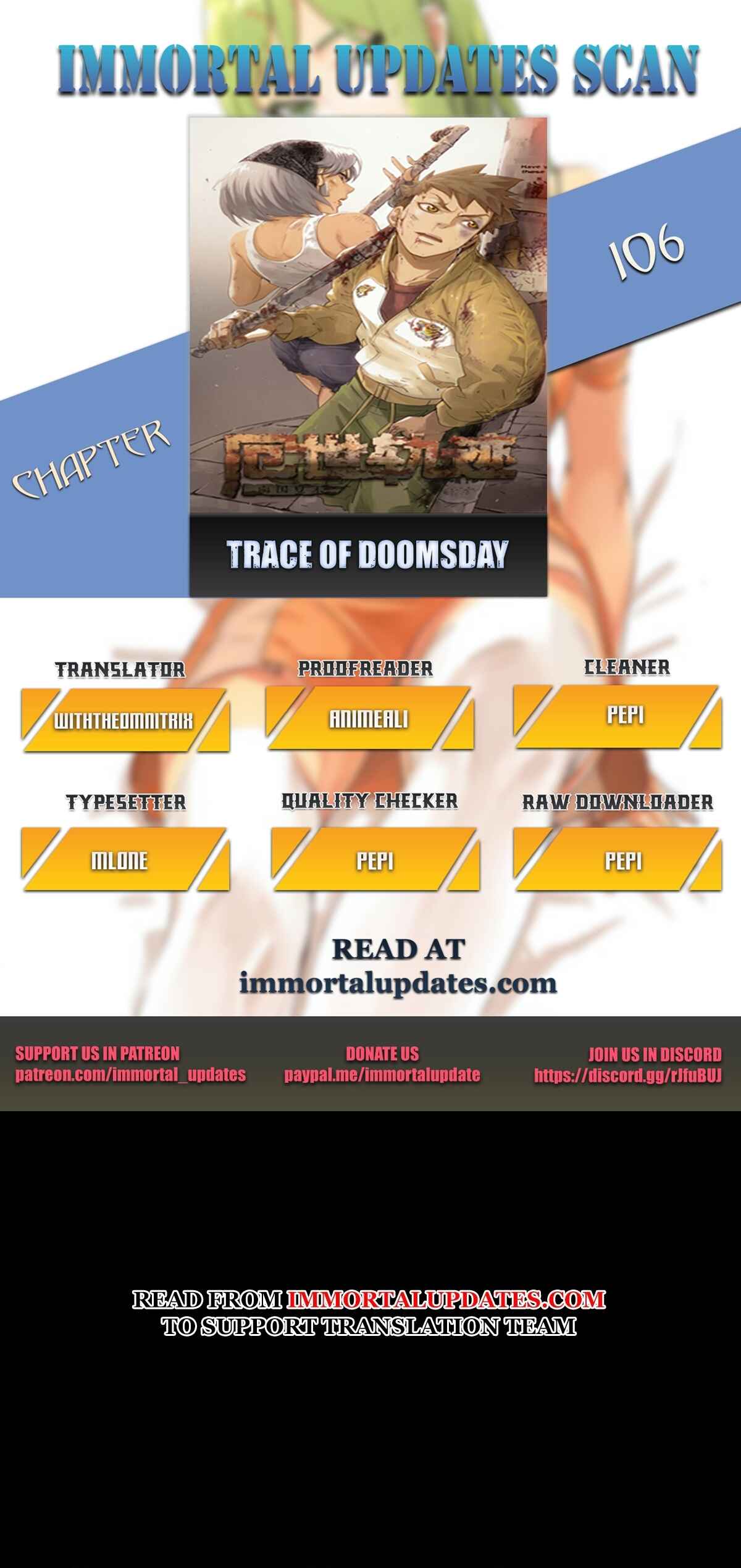 Trace of Doomsday Chapter 106 - Page 1
