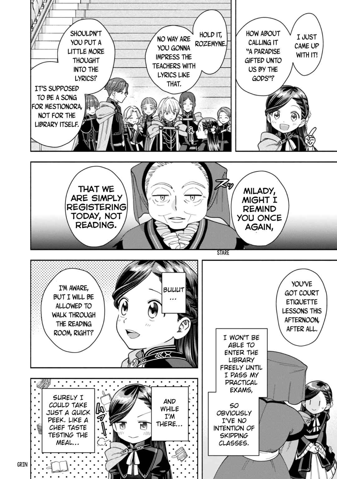 Honzuki no Gekokujou: Shisho ni Naru tame ni wa Shudan o Erandeiraremasen—Dai-4 Bu: Kizokuin no Toshokan o Sukuitai! Chapter 11 - Page 7