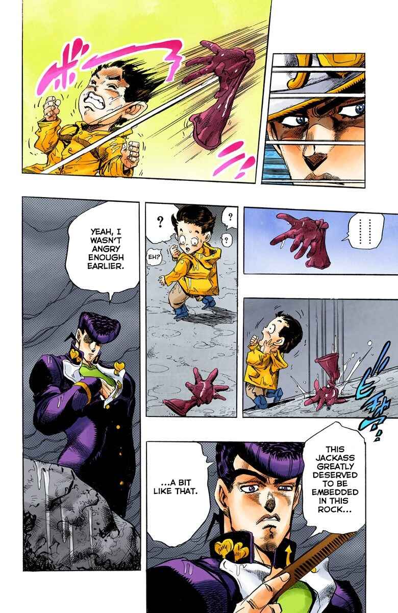 JoJo no Kimyou na Bouken: Part 4 - Diamond wa Kudakenai Color-ban Chapter 8 - Page 19