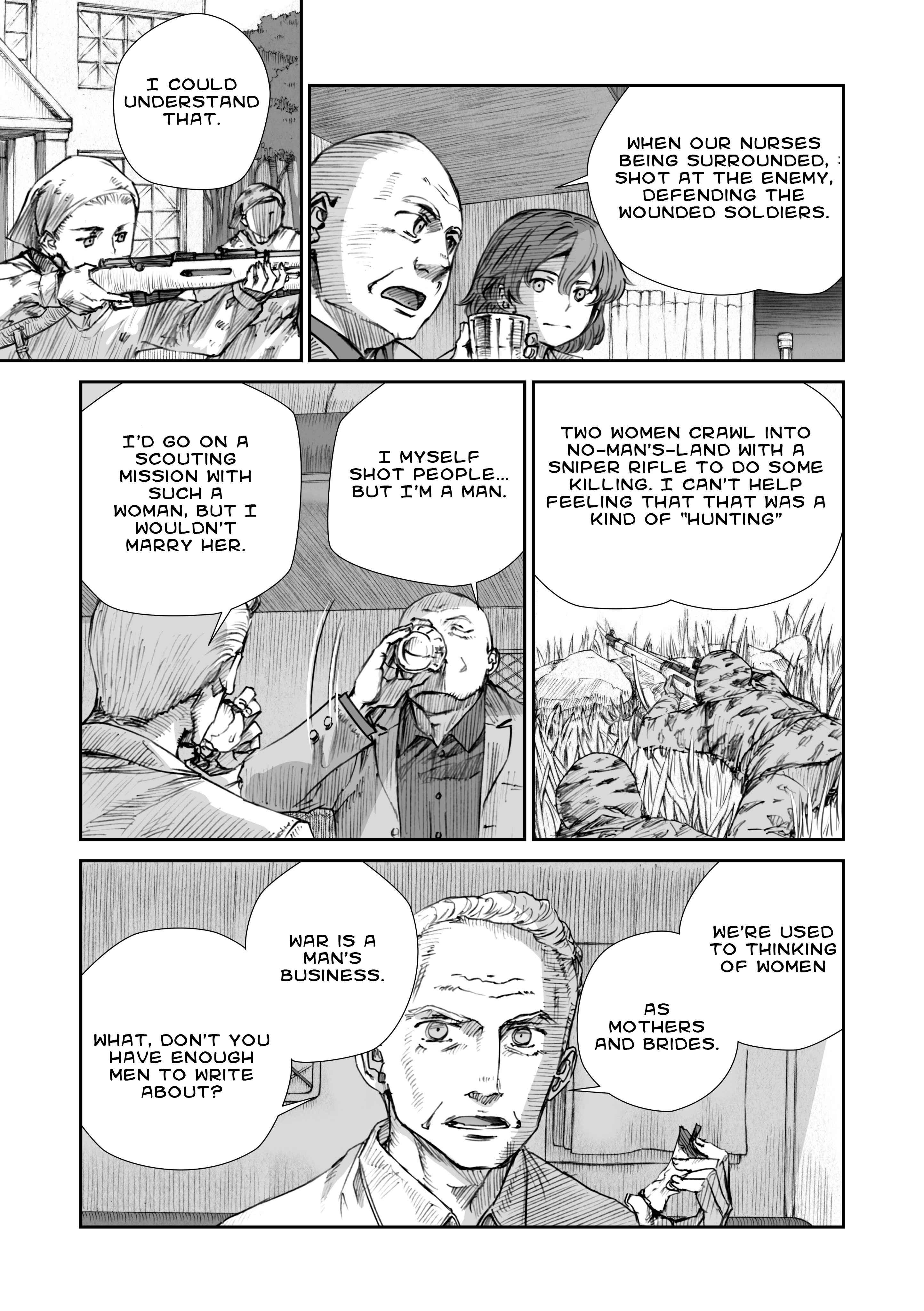 Sensou wa Onna no Kao wo Shiteinai Chapter 10 - Page 11