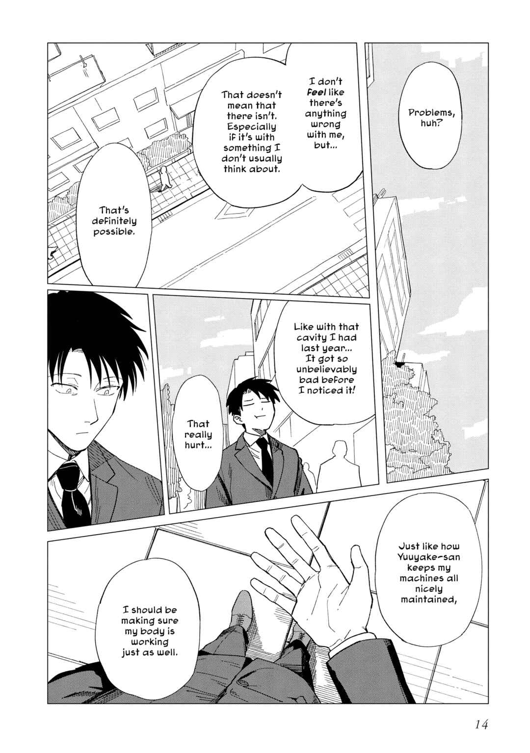 Shinozaki-kun no Mente Jijou Chapter 26 - Page 14