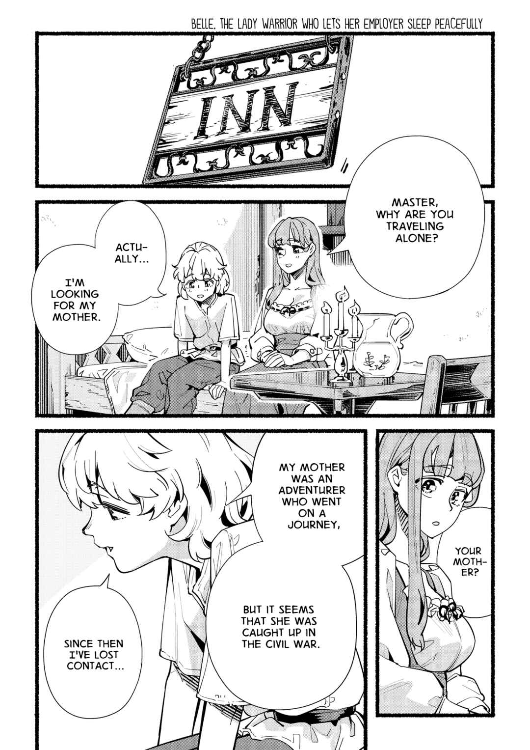 Meitei no Onna Youhei Belle Chapter 18 - Page 1