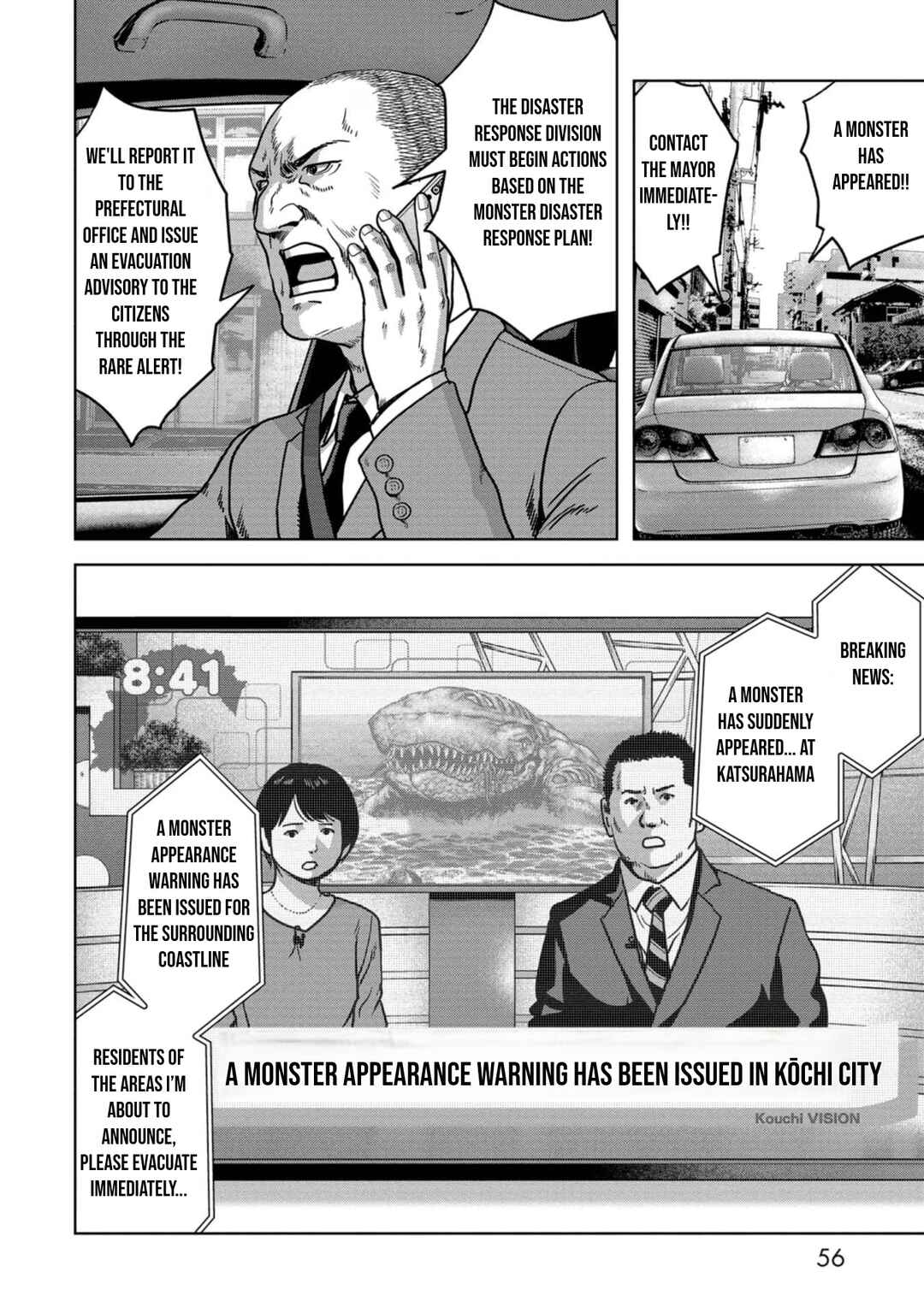 Kaijuu Jieitai Chapter 31 - Page 56