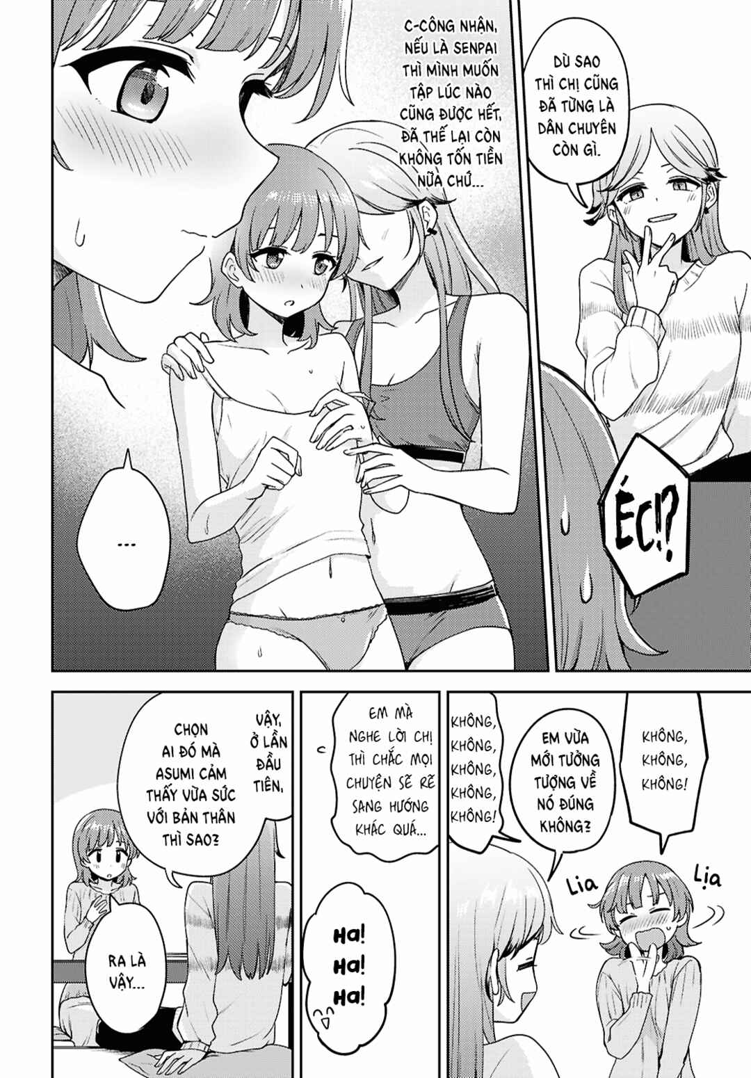 Asumi-chan wa Les Fuuzoku ni Kyoumi ga Arimasu! Chapter 31 - Page 8
