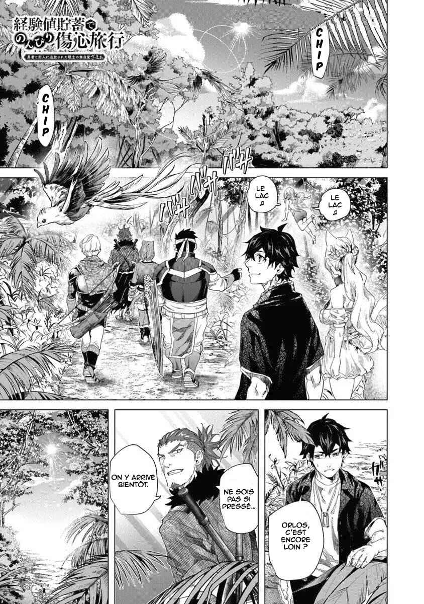 Keikenchi Chochiku de Nonbiri Shoushin Ryokou ~Yuusha to Koibito ni Tsuihou Sareta Senshi no Mujikaku Zamaa~ Chapter 41 - Page 2