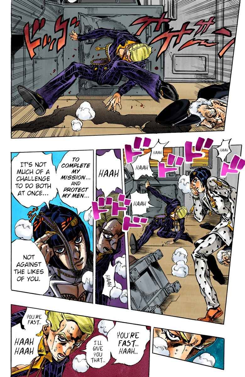 JoJo no Kimyou na Bouken: Part 5 - Ougon no Kaze Color-ban Chapter 54 - Page 12