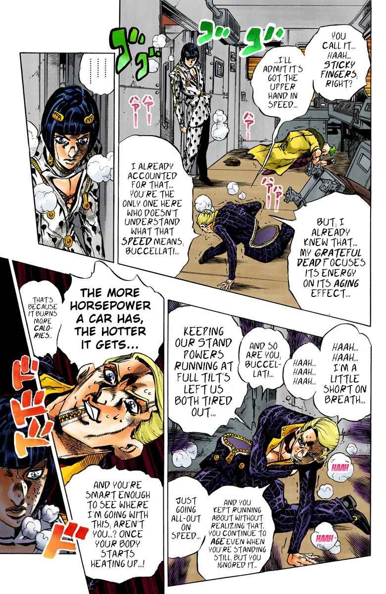 JoJo no Kimyou na Bouken: Part 5 - Ougon no Kaze Color-ban Chapter 54 - Page 13