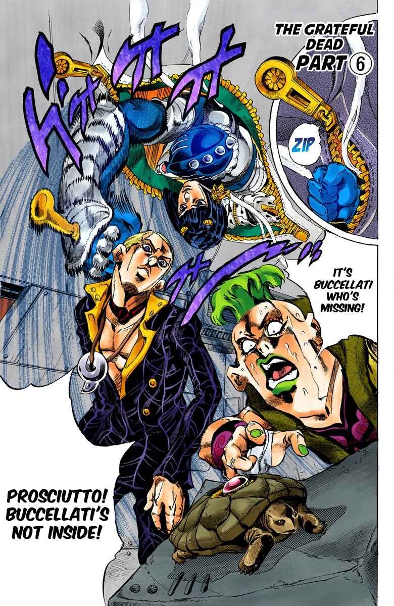 JoJo no Kimyou na Bouken: Part 5 - Ougon no Kaze Color-ban Chapter 54 - Page 2
