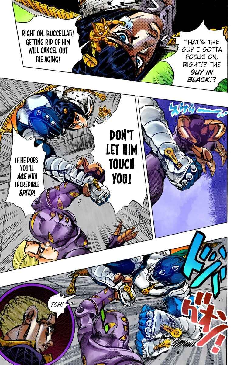 JoJo no Kimyou na Bouken: Part 5 - Ougon no Kaze Color-ban Chapter 54 - Page 5
