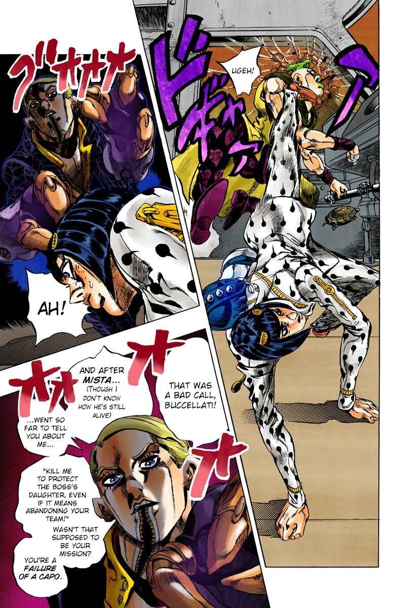JoJo no Kimyou na Bouken: Part 5 - Ougon no Kaze Color-ban Chapter 54 - Page 9