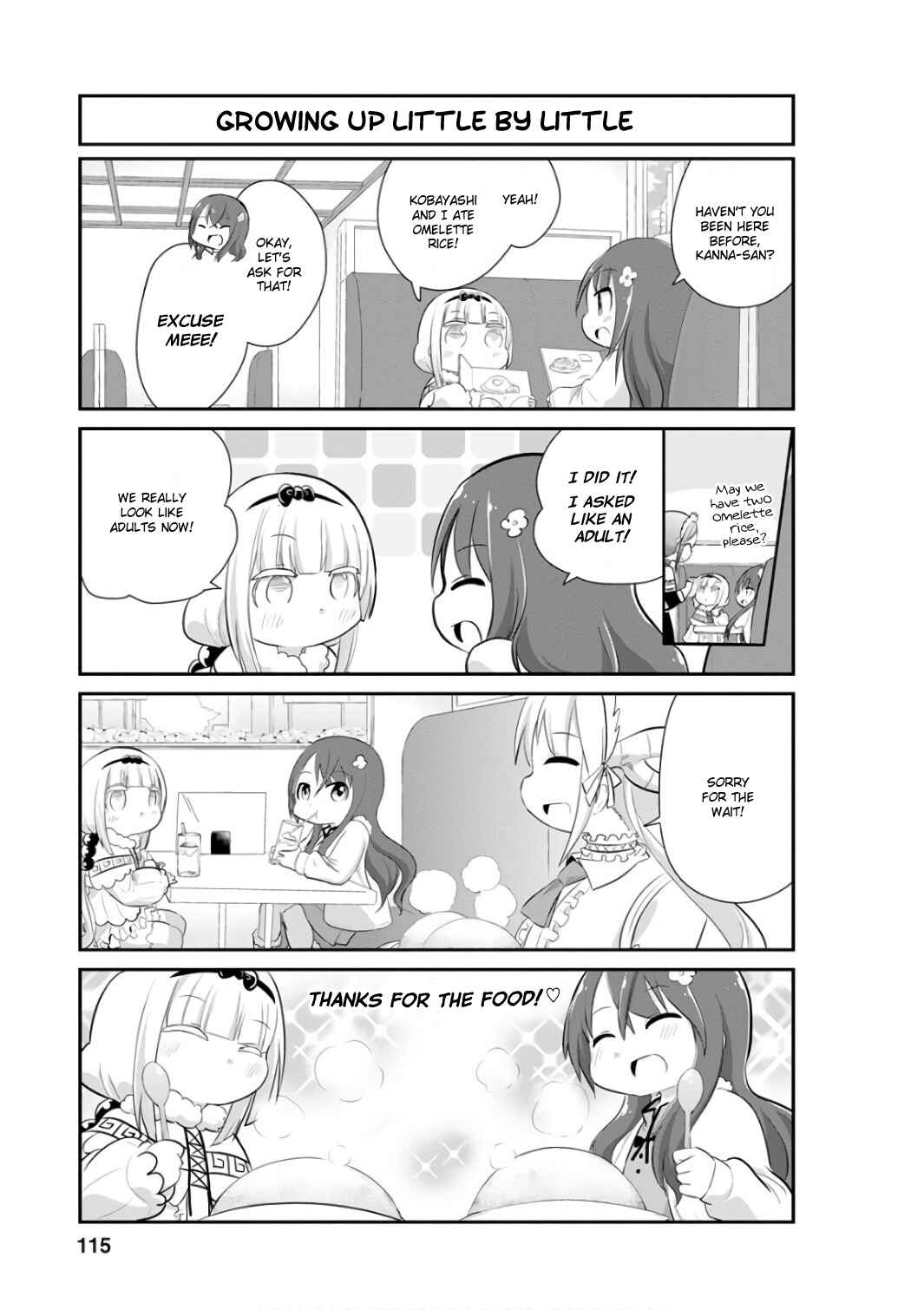 Kobayashi-san Chi no Maid Dragon - Kanna no Nichijou Chapter 49 - Page 5