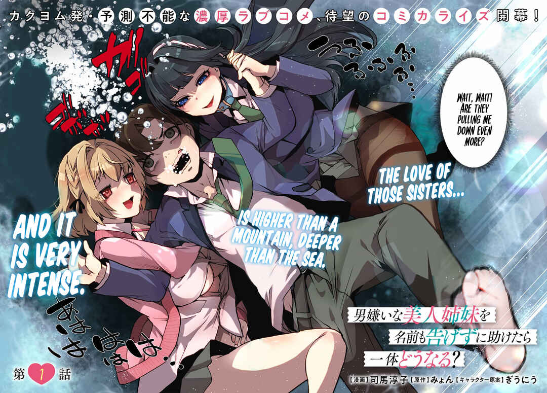 Otoko Girai na Bijin Shimai wo Namae mo Tsugezu ni Tasuketara Ittai Dounaru? Chapter 1 - Page 3
