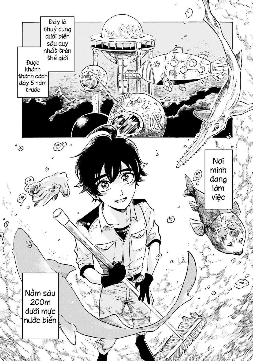 Magmell Shinkai Suizokukan Chapter 1 - Page 7