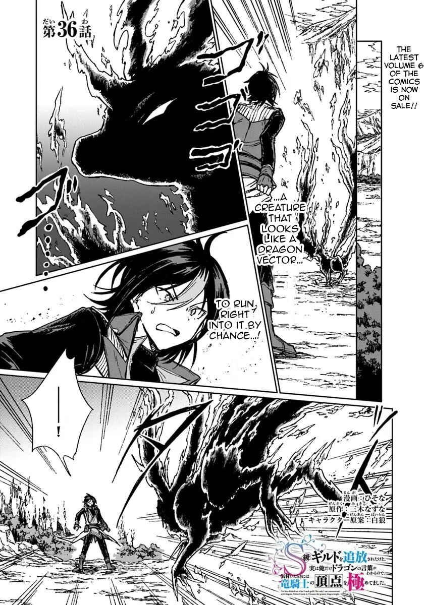 S-kyuu Guild wo Tsuihousareta kedo, Jitsu wa Ore dake Dragon no Kotoba ga Wakaru no de, Kidzuita Toki ni wa Ryuu Kishi no Chouten wo Kiwametemashita. Chapter 36 - Page 6