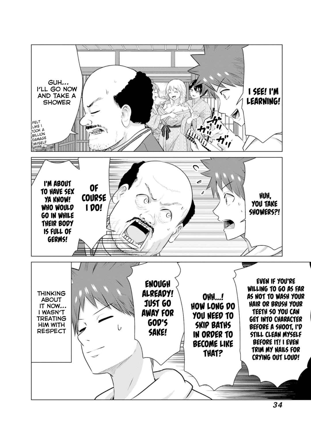 Isekai Pornstar ~Shiru Danyuu ga Isekai Tensei Shite Ero Chishiki Furu Katsuyo de Musou Danyuu ni Naru Hanashi~ Chapter 34 - Page 4