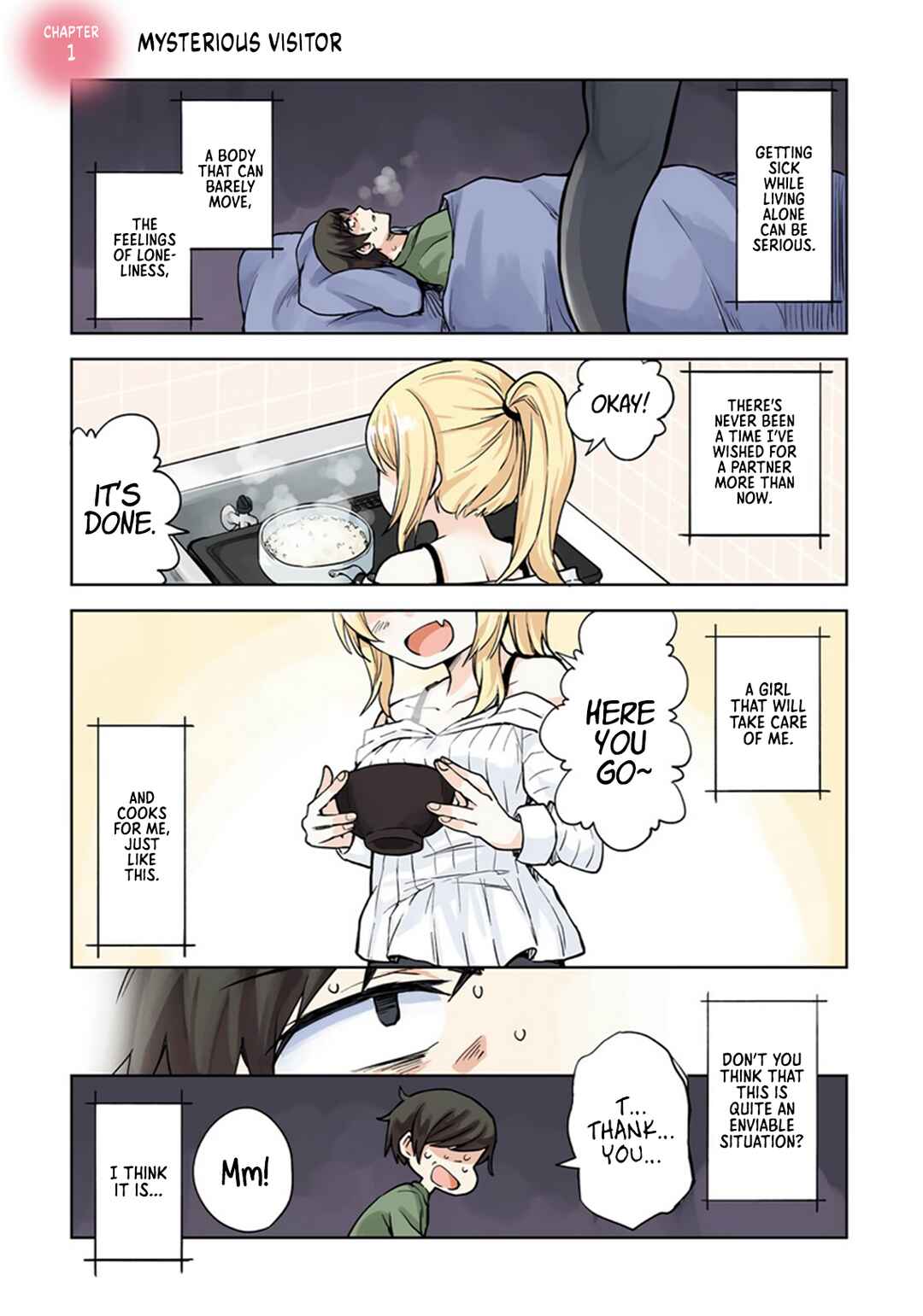 Hitorigurashi, Netsu o Dasu. Koi o Shiru. Chapter 1 - Page 1