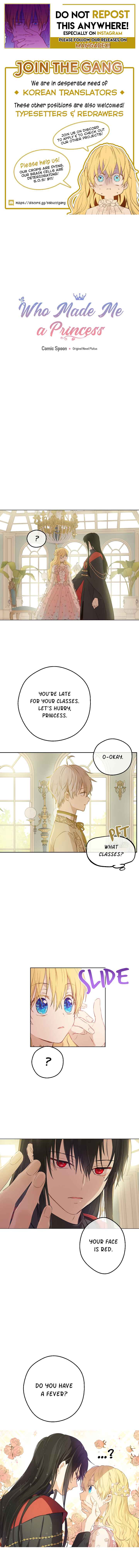 Who Made Me a Princess Chapter 75 - Page 1