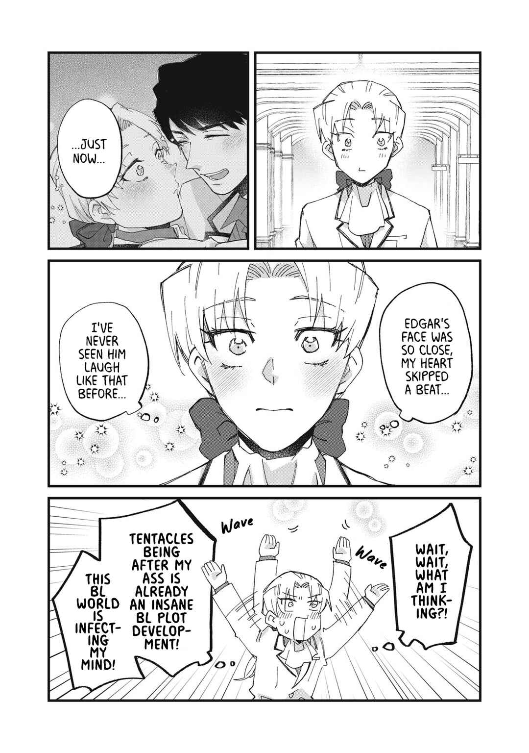 Aishite Hoshi no wa Ore Janai no ni! ~BL Game no Akuyaku Reisoku ni Tenseishita no ni Kirawarenakute Komattemasu~ Chapter 4 - Page 17
