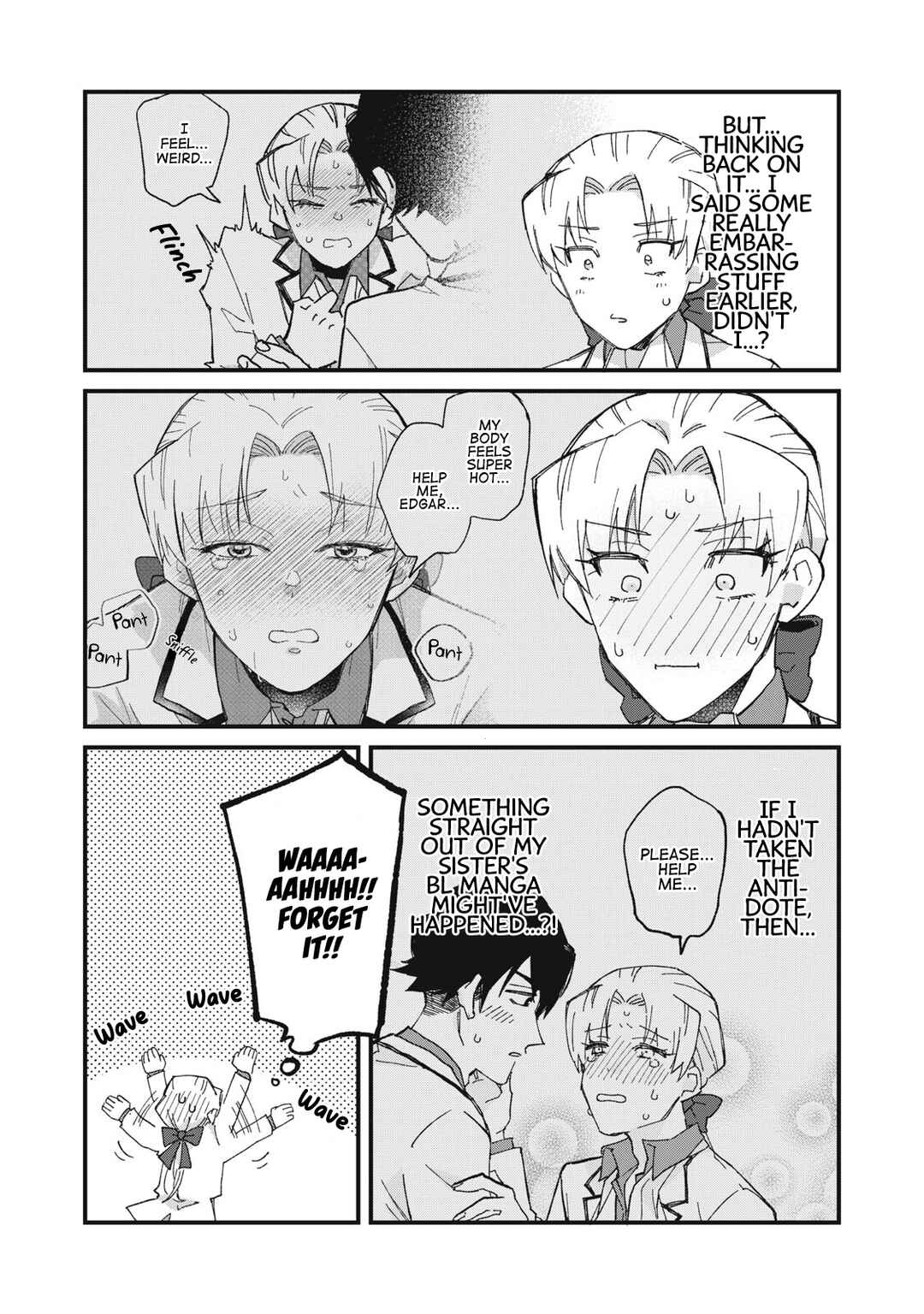 Aishite Hoshi no wa Ore Janai no ni! ~BL Game no Akuyaku Reisoku ni Tenseishita no ni Kirawarenakute Komattemasu~ Chapter 4 - Page 18