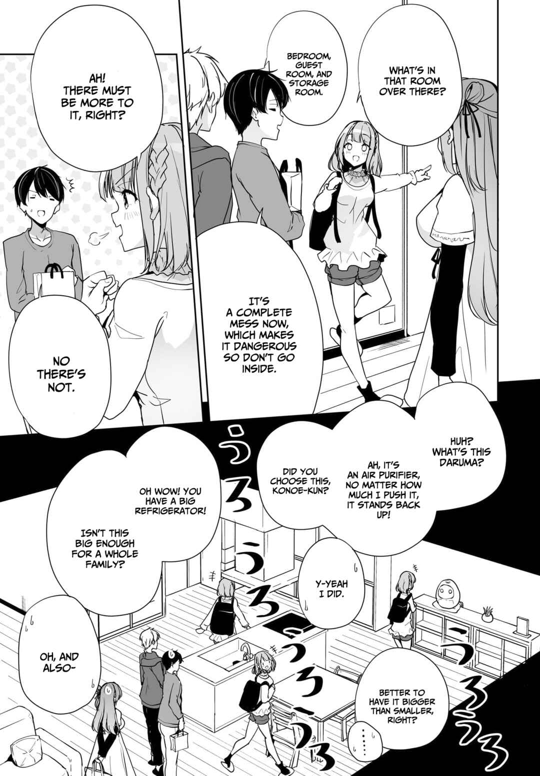 Danshi dato Omotteita Osananajimi tono Shinkon Seikatsu ga Umaku Ikisugiru Ken ni Tsuite Chapter 4 - Page 12
