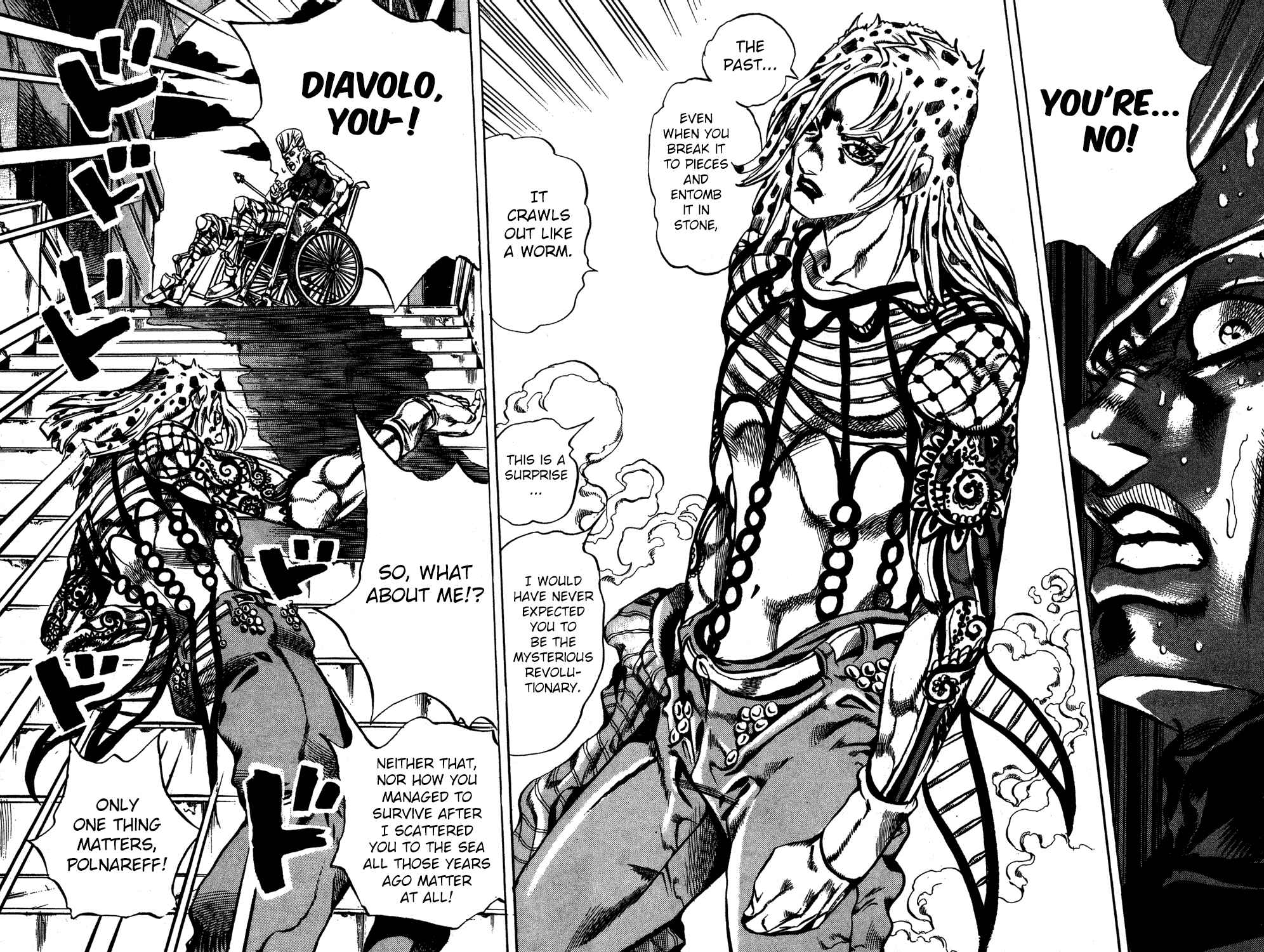 JoJo no Kimyou na Bouken: Part 5 - Ougon no Kaze Chapter 131 - Page 8