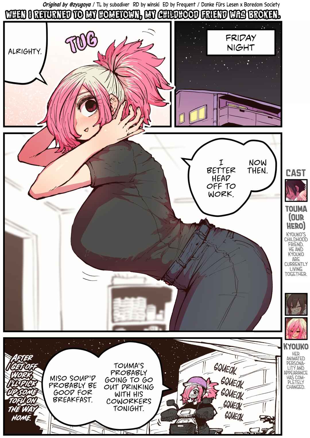 Jimoto ni Kaettekitara Osananajimi ga Kowareteta Chapter 39 - Page 1