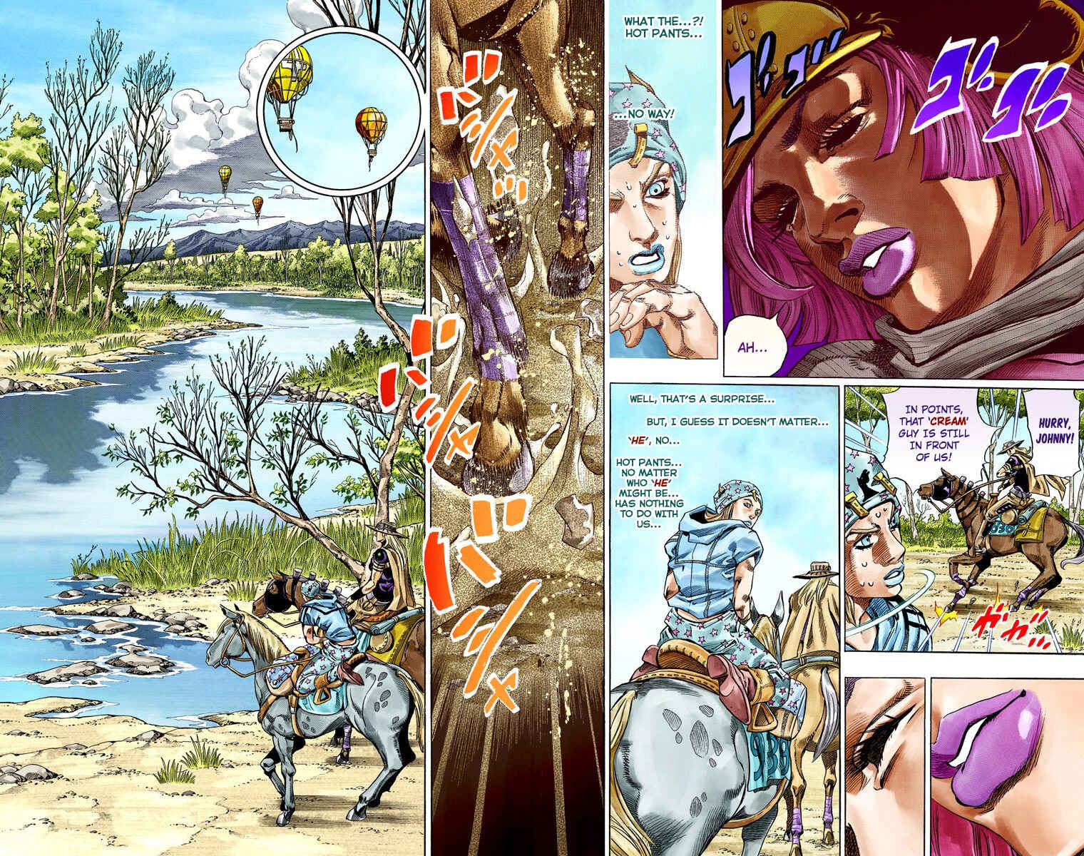JoJo no Kimyou na Bouken: Part 7 - Steel Ball Run Color-ban Chapter 36 - Page 10