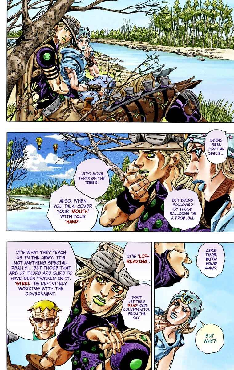JoJo no Kimyou na Bouken: Part 7 - Steel Ball Run Color-ban Chapter 36 - Page 11