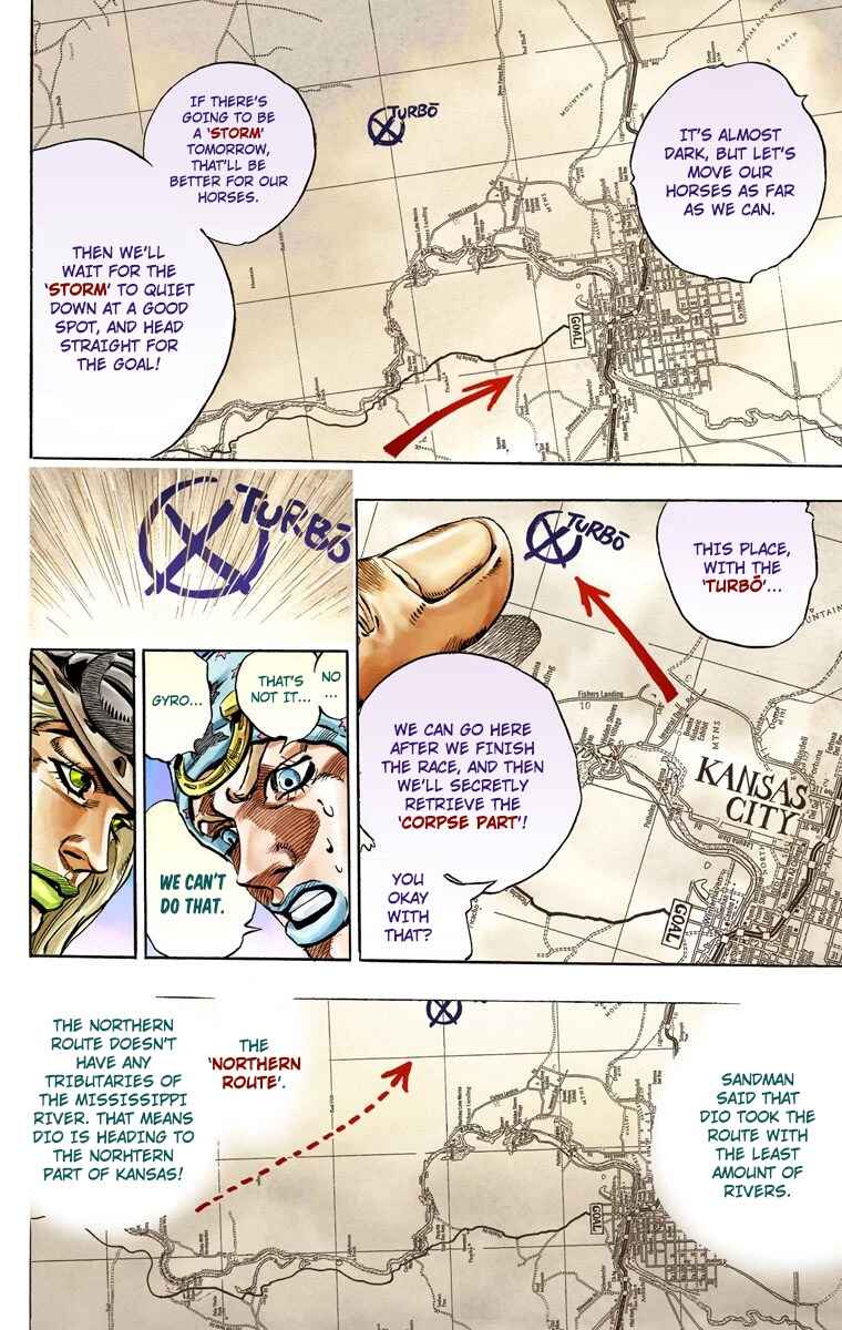 JoJo no Kimyou na Bouken: Part 7 - Steel Ball Run Color-ban Chapter 36 - Page 15