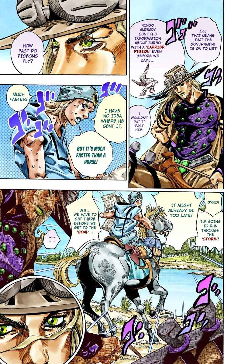 JoJo no Kimyou na Bouken: Part 7 - Steel Ball Run Color-ban Chapter 36 - Page 18