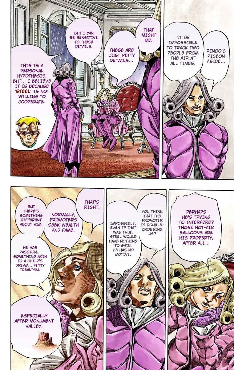 JoJo no Kimyou na Bouken: Part 7 - Steel Ball Run Color-ban Chapter 36 - Page 21